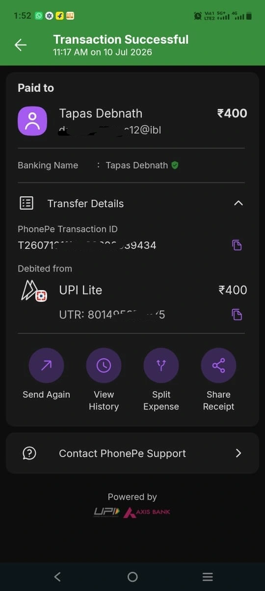 Dear FF payment proof 6