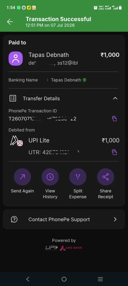 Dear FF payment proof 7